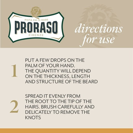 Ulei de Barbă, Proraso, Wood & Spice, 30ml