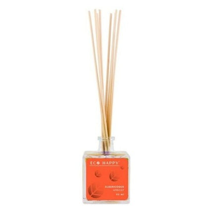 Odorizant cu bețe, Eco Happy, 95ml, aromă de caise