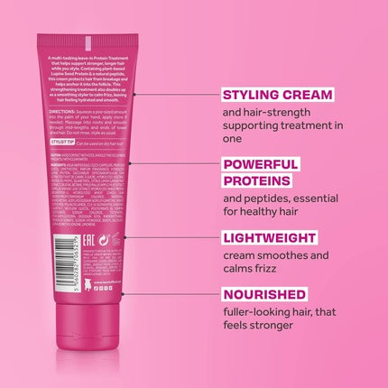 Cremă de styling, Lee Stafford, 100ml, roz
