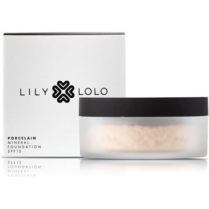 Fond de ten, Lily Lolo, Porcelain, SPF 15, pudră