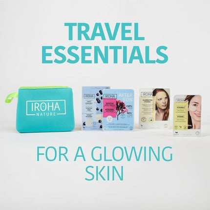 Set măști facial Iroha Nature, hidratante, anticearcăn