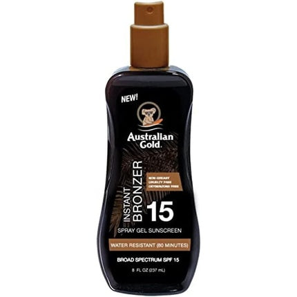Gel spray autobronzant, Australian Gold SPF 15, 237ml