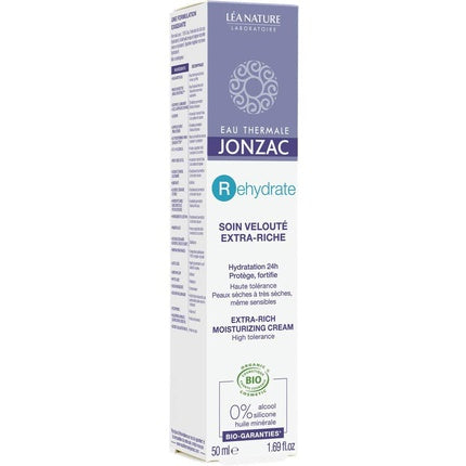 Cremă Hidratantă Facială, Eau Thermale Jonzac, Rehydrate Extra-Rich, 50 ml