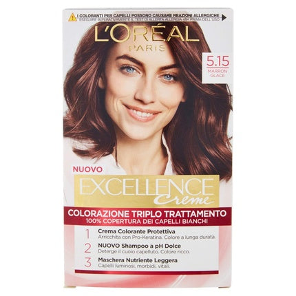 Vopsea de păr, L'Oreal Excellence, Marron Glace