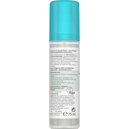 Deodorant Spray Lavera Basis Sensitiv Natural & Sensitive, Vegan, 75ml