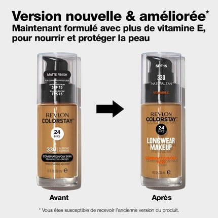 Fond de ten lichid Revlon Colorstay pentru piele mixtă și grasă SPF15, 30ml, Sand Beige