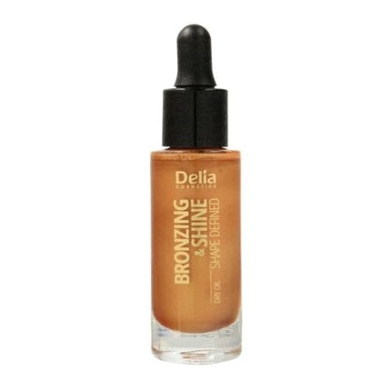 Ulei bronzant, Delia, Shape Defined, 20ml, maro