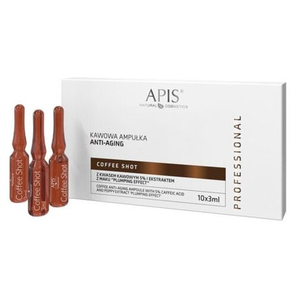Fiole Anti-Aging, Apis, Coffee Shot, extract mac