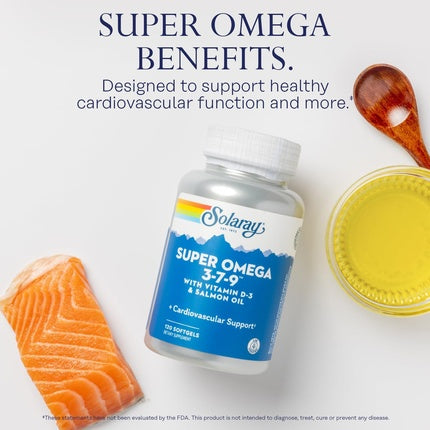 Supliment Omega 3, Solaray, 120 capsule