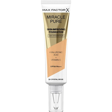 Fond de ten, Max Factor, Miracle Pure, Crystal Beige