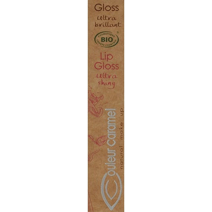 Gloss de buze, Caramel, model natural, roz