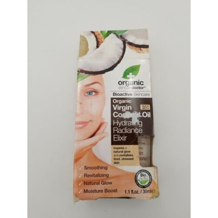 Elixir hidratare Organic Skincare Doctor, ulei cocos, 30ml