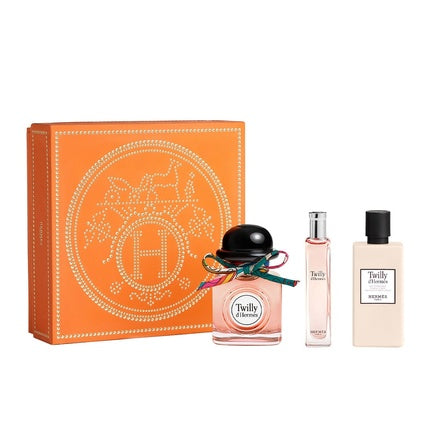 Set Parfum Hermès Twilly D'Hermes - 85ml Spray, 15ml Spray și 80ml Balsam Corp