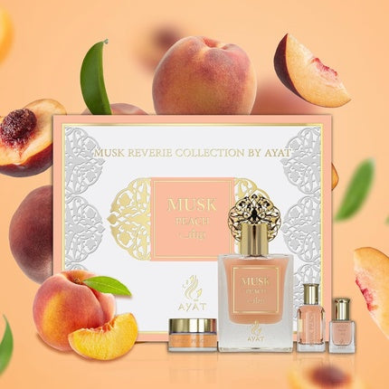 Set Parfum Ayat Perfumes Prestige Complete Musk Collection, EDP 50ml, Uleiuri 5ml, Cremă 18g