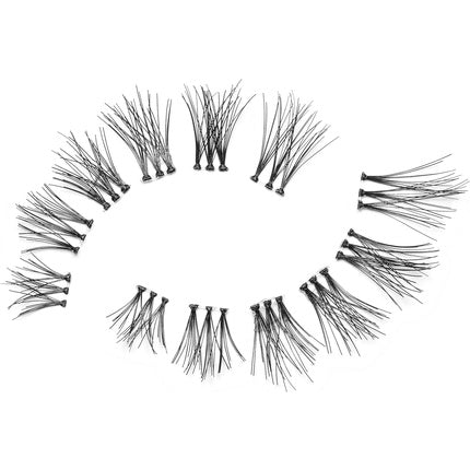 Set Gene False Eylure Individuals Trio Clusters, Lungime Medium, Culoare Neagră