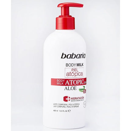 Lapte de corp, Babaria, Aloe, piele atopica, 400ml