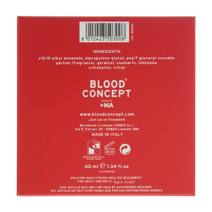 Parfum, Blood Concept, Fishing Bait Red + MA, 40ml