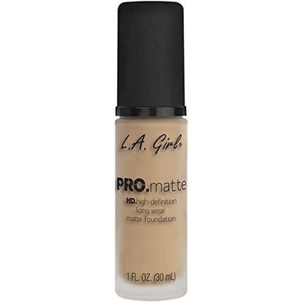 Fond de ten lichid mat, L.A. Girl Pro Matte HD Nude, 30ml