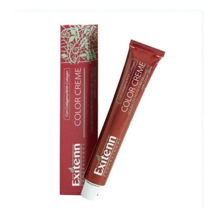 Cremă vopsea păr permanentă, Exitenn, Color Creme Nº 8.9 Light Tobacco, 60 ml