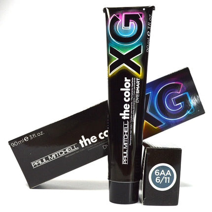 Vopsea permanentă Paul Mitchell The Color XG, 90ml, design negru