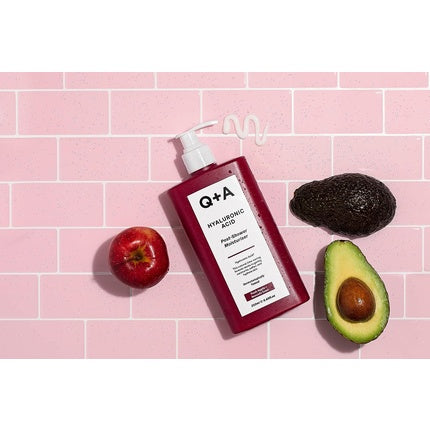 Loțiune Hidratantă pentru Corp Q+A cu Acid Hialuronic, 250 ml, roșu