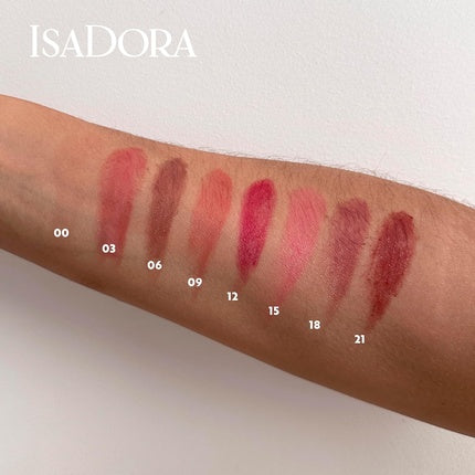 Ruj Isadora The Glossy Lip Treat Twist Up Color Stick Clear Nude 00