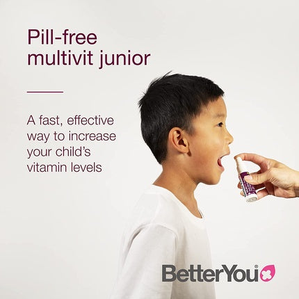 Spray Oral Vitamine, BetterYou MultiVit Junior, Zmeură, 25ml