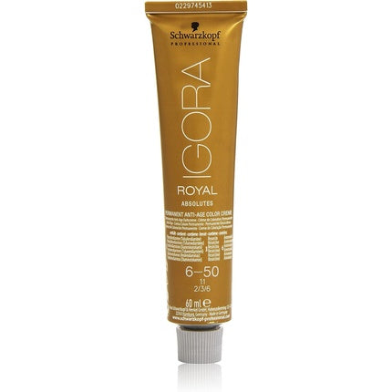 Vopsea de par permanenta, Schwarzkopf Igora Royal, 60ml, Saten inchis auriu natural
