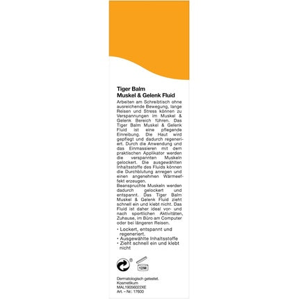 Fluid Sporting Tension, Tiger Balm, aplicator, 90ml