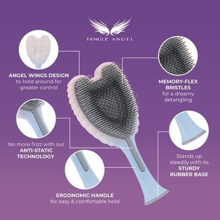 Perie Descurcare Tangle Angel, Angel Wing, mov fildeș