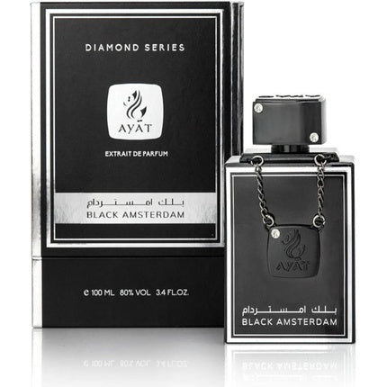 Parfum Ayat Perfumes Black Amsterdam Unisex 100ml
