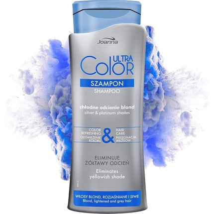 Șampon păr, Joanna, Ultra Color Silver și Platinum, 400ml