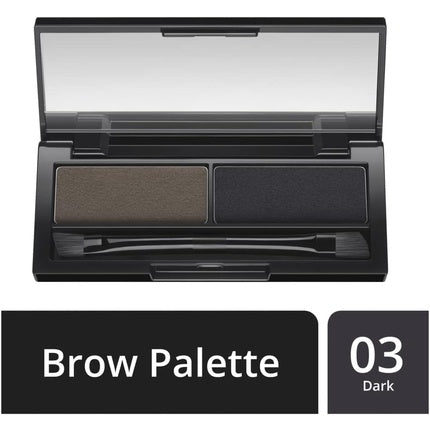 Max Factor Real Brow Duo Kit 003 Dark, Paletă sprâncene cu pensulă