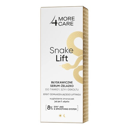 Ser anti-îmbătrânire, More4Care, Snake Lift Blitz, 35ml