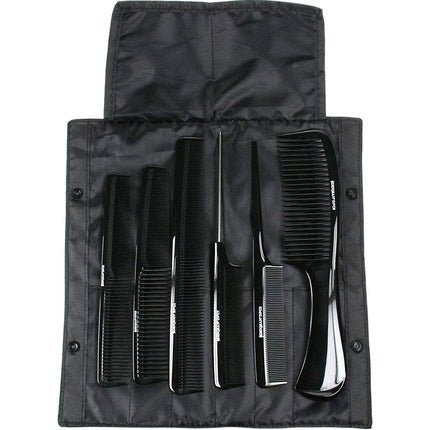 Set pieptene Denman, Wallet Filled, negru