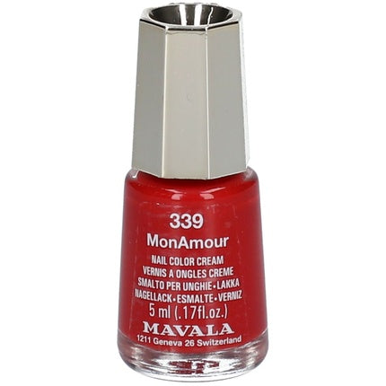 Vernis de unghii Mavala Mini Color Nail Polish Cream - Mon Amour 339, 5 ml, roșu