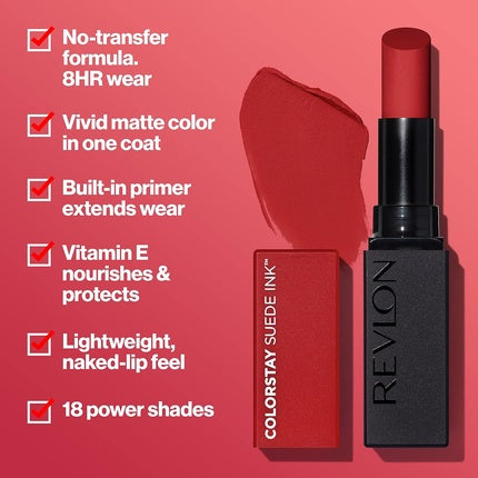 Ruj Revlon ColorStay Suede Ink Feed The Flame 2.5g