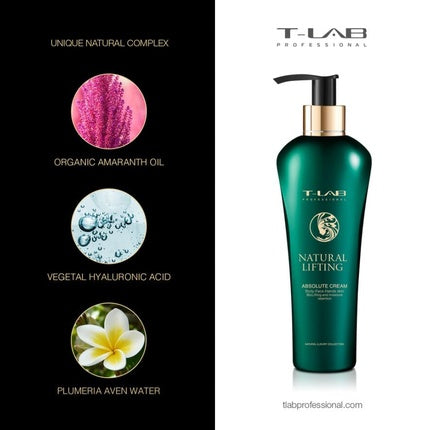 Cremă Lifting T-Lab Professional Natural, verde, 400g