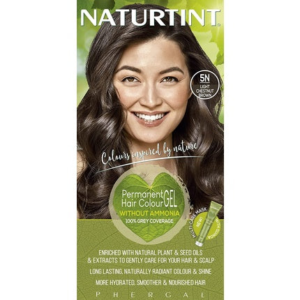 Vopsea de păr permanentă Naturtint, Castañu deschis 5N, 158 g