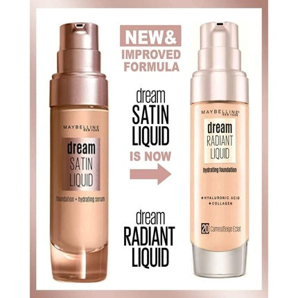 Fond de ten, Maybelline, Dream Radiant Liquid, bej