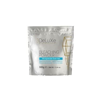 Pudră de decolorare 3DeLuxe 500g, cu miros de măr, fără praf
