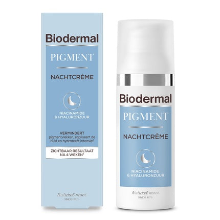 Cremă de noapte Biodermal Anti-Pigment cu niacinamidă și acid hialuronic