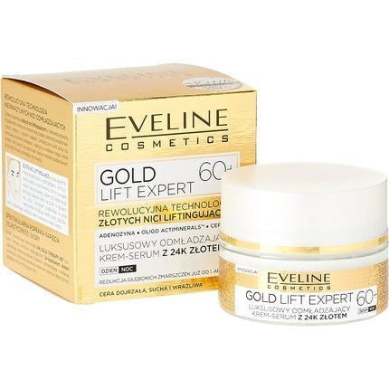 Cremă antirid, Eveline Cosmetics, Gold Lift Expert, 50 ml