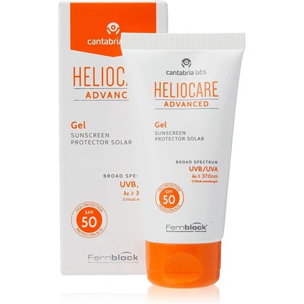 Crema Solară pentru Față, Heliocare Advanced Gel SPF 50, 50ml