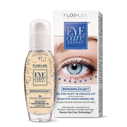 Gel hidratant pentru ochi Floslek, 30ml, toate vârstele