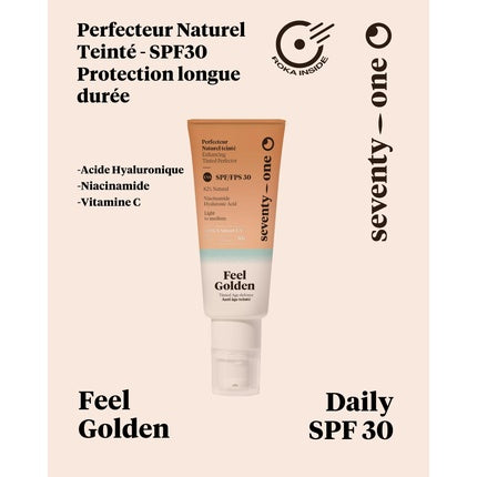 Crema Zilnică cu Ton Feel Golden SPF 30, 50 ml