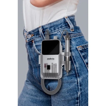 Freza unghii Andreia Professional, Brushless Portable Wireless, Gri