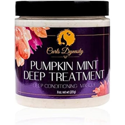 Curls Dynasty Pumpkin Mint Deep Treatment Masque, 8oz 237ml
