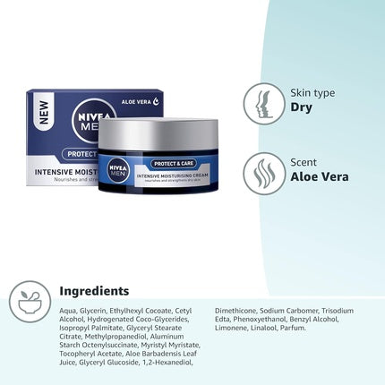 Nivea Men Intensive Originals Moisturising Cream, 50 ml