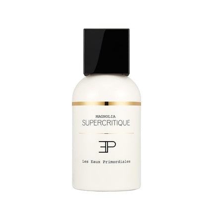 Perfum Les Eaux Primordiales Supercritique Magnolia, sticlă albă cu capac negru